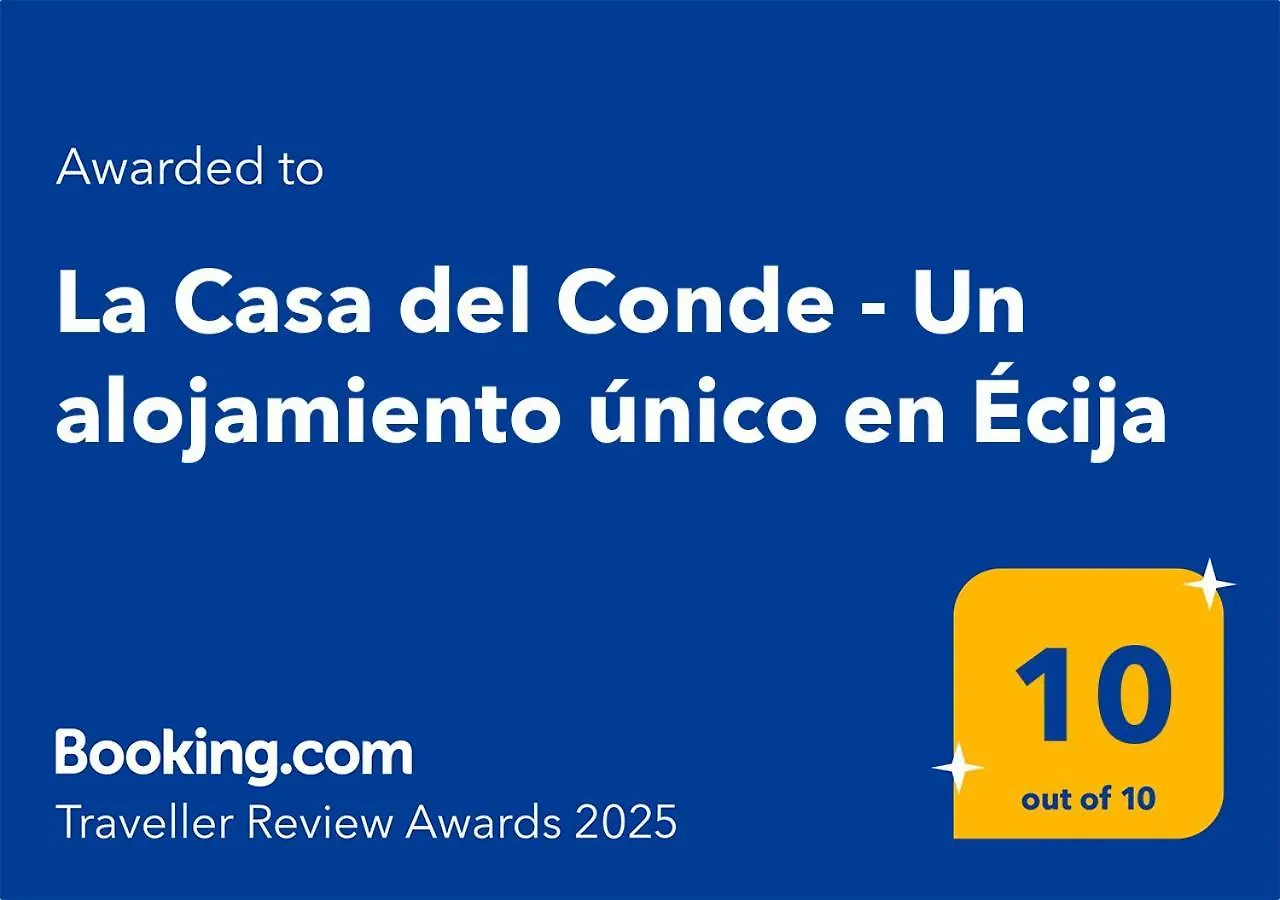 La Casa Del Conde - Un Alojamiento Unico En Écija 0*,